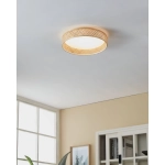 LUPPINERIA oprawa sufitowa plafon LED 38 cm bambus 900464 EGLO