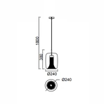 lampa wisząca Mantra Kriss 8526MA - zdjęcie dodatkowe 1