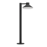 NINNARELLA Słupek oświetleniowy GU10 74,5 cm czarny zewnętrzna lampa stojąca 900689 EGLO