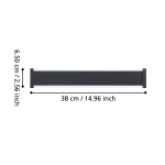 NEVIANO lampa ścienna kinkiet zewnętrzny LED 38cm czarny 900676 EGLO