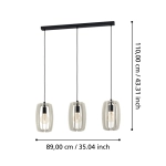 kinkiecik.pl BAJAZZARA Lampa wisząca 900503 EGLO