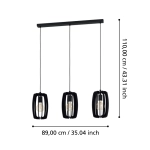 kinkiecik.pl BAJAZZARA Lampa wisząca 900505 EGLO