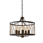 kinkiecik.pl Lampa wisząca Heston 5LT Pendant 61498 ENDON