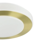 CAPRI Plafon łazienkowy LED 30 cm 3000K IP44 mosiądz oprawa sufitowa 900369 EGLO