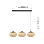 AMSFIELD 1 Lampa wisząca 43863 EGLO