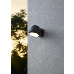 NIVAROLO lampa ścienna kinkiet zewnętrzny GU10 LED czarny 900675 EGLO