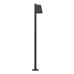 STAGNONE Słupek oświetleniowy GU10 100 cm czarny zewnętrzna lampa stojąca 900692 EGLO