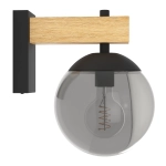 BUFALATA lampa ścienna kinkiet zewnętrzny E27 czarny/brązowy 900671 EGLO
