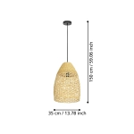 SAMBUCONA Lampa wisząca 390237 EGLO