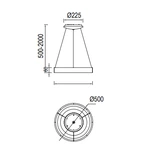 Lampa sufitowa Mantra Niseko II 8572MA - zdjęcie dodatkowe 1