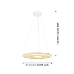 DEHESA Lampa wisząca 390297 EGLO