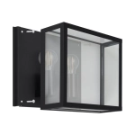 ALAMONTE 1 lampa ścienna kinkiet zewnętrzny 2 x E27 czarny 900698 EGLO