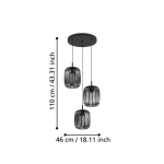 ROMAZZINA Lampa wisząca 900686 EGLO