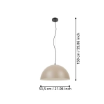 GAETANO 1 Lampa wisząca 900696 EGLO