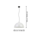 GAETANO 1 Lampa wisząca 900697 EGLO