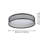 LUPPINERIA oprawa sufitowa plafon LED 38 cm 900795 EGLO
