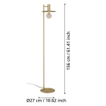 ESCANDELL Lampa podłogowa 900735 EGLO
