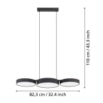 BARBANO-Z Lampa wisząca 900854 EGLO