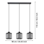 GINESTRONE-Z Lampa wisząca 900724 EGLO