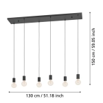 COTILLAS Lampa wisząca 390268 EGLO
