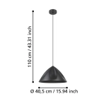 PODERE Lampa wisząca 900835 EGLO