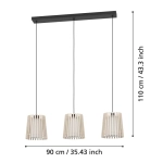 FATTORIA Lampa wisząca 900903 EGLO