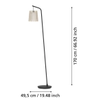FATTORIA Lampa podłogowa 900905 EGLO