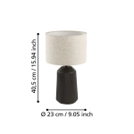 CAPALBIO Lampa stołowa 900824 EGLO
