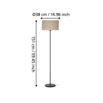 FENIGLIA Lampa podłogowa 900862 EGLO