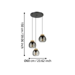 MAGACELA Lampa wisząca 390319 EGLO