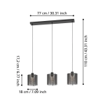 SEGOVIA Lampa wisząca 900738 EGLO