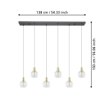 TERQUE Lampa wisząca 390281 EGLO