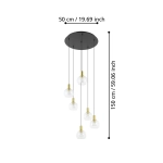 TERQUE Lampa wisząca 390279 EGLO