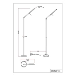 Lampa podłogowa FILIGRAN – 420490132 TRIO