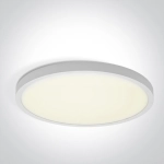 WHITE PLAFON 50W CCTV IP20 230V 62006D/W/V ONE LIGHT