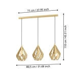 CARLTON Lampa wisząca 43909 EGLO