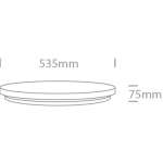 kinkiecik.pl Nilus 62026D/W/C biały plafon slim LED 50W 4000K 230V; nieściemnialny zasilacz LED w komplecie ONE LIGHT