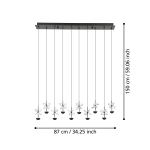 PIANOPOLI 2 Lampa wisząca 390278 EGLO