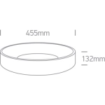 kinkiecik.pl The LED Decorative Plafo Round 62132N/MG/W ONE LIGHT