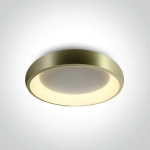 BRUSHED BRASS PLAFON LED 30W CCTV IP20 230V DIMMABLE 62134N/BBS/V ONE LIGHT