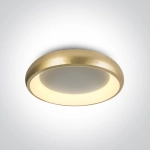 BRUSHED GOLD PLAFON LED 30W CCTV IP20 230V DIMMABLE 62134N/BGL/V ONE LIGHT