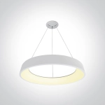 WHITE PENDANT LED 42W CCTV IP20 230V 62142NB/W/V ONE LIGHT