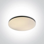 kinkiecik.pl Selina 62146/B/W czarny plafon LED 3000K 55W; nieściemnialny zasilacz LED w komplecie ONE LIGHT