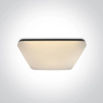 kinkiecik.pl Foteino 62146A/B/W czarny plafon LED 3000K 50W; nieściemnialny zasilacz LED w zestawie ONE LIGHT
