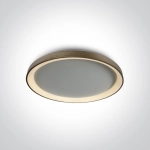 The LED Decorative Plafon 62148L/BGL/W 48W/3000K ONE LIGHT