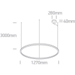 kinkiecik.pl LED Circle Rings 62156C/BBS/W ONE LIGHT
