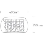 kinkiecik.pl Fotoni 62166B dekoracyjna chromowana oprawa sufitowa G9 5x9W 100-240V ONE LIGHT