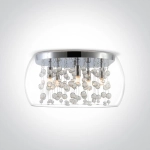 kinkiecik.pl Fotoni 62166B dekoracyjna chromowana oprawa sufitowa G9 5x9W 100-240V ONE LIGHT