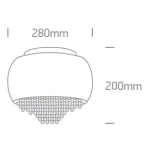 kinkiecik.pl Zoe 4 62170A dekoracyjna miedziana oprawa sufitowa G9 4x9W 100-240V ONE LIGHT
