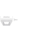 Plafon The Glass Stone Series 62184B/C/W ONE LIGHT